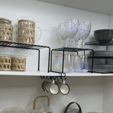 Organizador Para Armario Pequeno Elegance Preto - Ela Decora